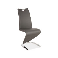 Jedálenská stolička H-090 sivá 