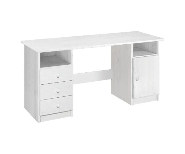 PC stôl 8847B biely lak