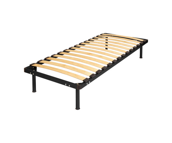 Kovová posteľ AMERIKA 90x200 čierna