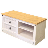 TV stolík CORONA biely vosk 161017B TV stolík CORONA biely vosk 161017B