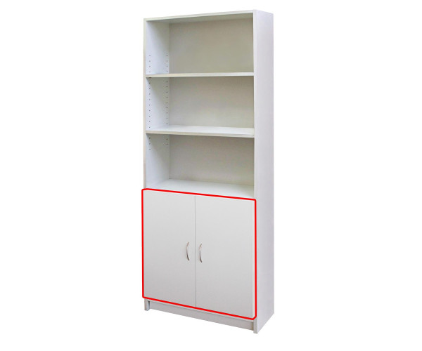 Plné dvere 55B biela