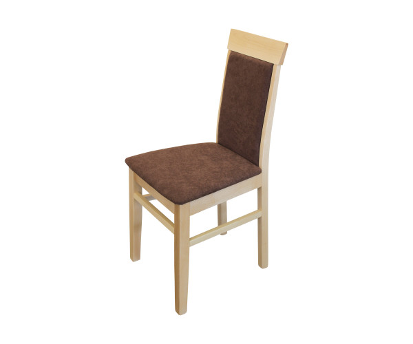 Jedálenská stolička OLI buk/tmavo hnedá
