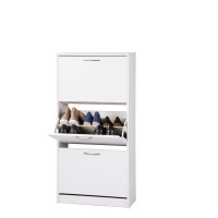 Botník LINZ 3 výklopy biely Botník LINZ 3 výklopy biely