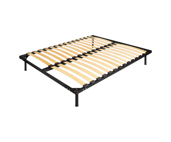 Kovová posteľ AMERIKA 180x200 čierna