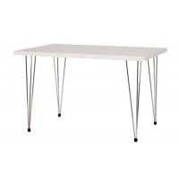 Jedálenský stôl VAVRINEC chrom.nohy 80x120cm