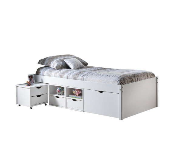 Multifunkčná posteľ TILL 90x 200 cm biely lak Multifunkčná posteľ TILL 90x 200 cm biely lak