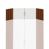 Nadstavec rohový ESO 61555 orech/biela Nadstavec rohový ESO 61555 orech/biela