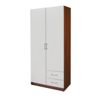 Skriňa ESO 2-dverová 61521 orech/biela Skriňa ESO 2-dverová 61521 orech/biela
