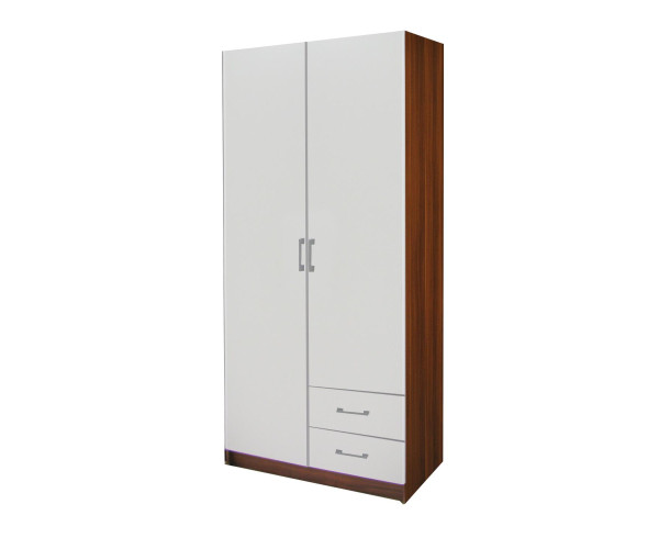 Skriňa ESO 2-dverová 61521 orech/biela Skriňa ESO 2-dverová 61521 orech/biela