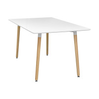 Jedálenský stôl 140x90 UNO biely Jedálenský stôl 140x90 UNO biely