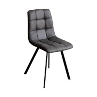 Jedálenská stolička sivé mikrovlákno