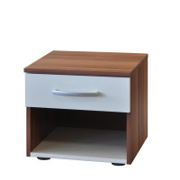 Nočný stolík 60140 orech/biela Nočný stolík 60140 orech/biela